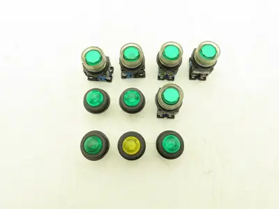 Fuji Electric AR30G4L DR30D0L Pushbutton Pilot light Mixed Lot of 10