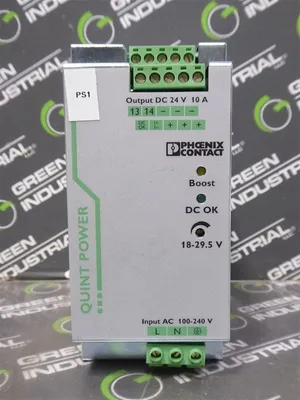 Phoenix Contact QUINT-PS/1AC/24DC/10 Power Supply 2866763 24VDC 10A Used