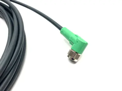 USED PHOENIX CONTACT SINGLE ENDED RIGHT ANGLE CORDSET 4-POS. 5M