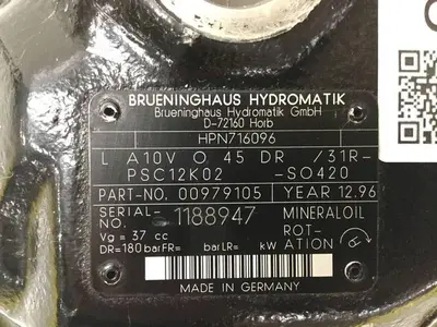 USED BRUENINGHAUS HYDROMATIK L A10V O 45 DR/31R-PSC12K02-SO420
