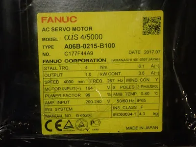 NEW 2017 FANUC A06B0215B100