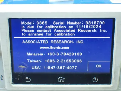 USED ASSOCIATED RESEARCH 3865