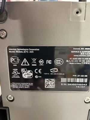 Intermec CK60 Barcode Scanner with AD5 Single Dock Charger