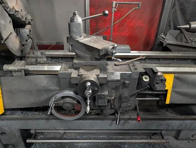 Hwacheon Manual Lathe Apprx. 20" 3-Jaw Chuck, Apprx. 76" distance between centers, , Apprx. 24-26"