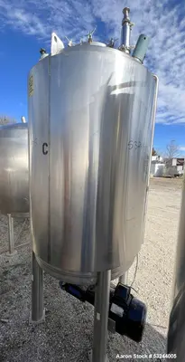 IAF 300 Gallon 316 Stainless Steel Agitated Fermentor / Reactor