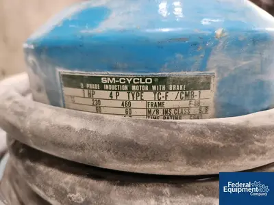 USED Patterson-Kelley 5 Cu Ft Patterson-Kelley Cross-Flow Blender, S/S