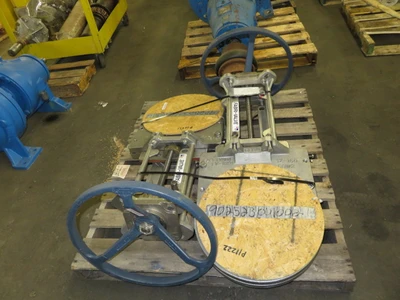 Fabri-Valve 12"-150 Knife Gate Valve , Hand Wheel Operated , 316ss, Unused