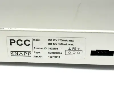 3802409 | Knapp  PCC Control Unit SL092886-a - Used