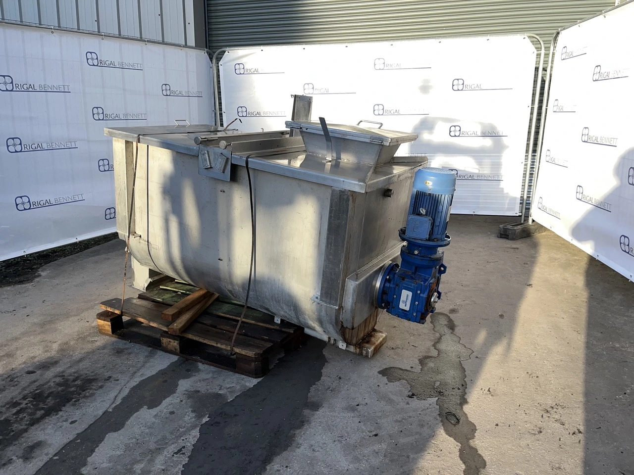 500L DE GOUWE B.V U-Trough Ribbon Blender