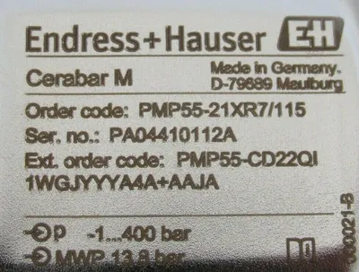 NEW ENDRESS & HAUSER PMP55-21XR7/115 PRESSURE TRANSMITTER CERABAR M 71086210