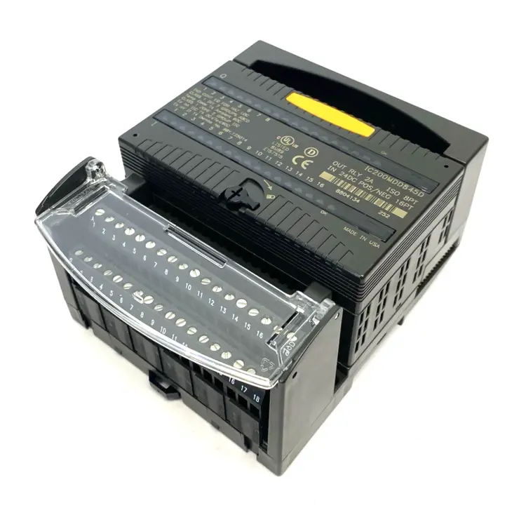 Used GE FANUC I/O MODULE OUT RLY 2A ISO 8PT, IN 24DC POS/NEG 16PT PLC Input & Output Michigan US | Maverick Industrial Sales #1089310