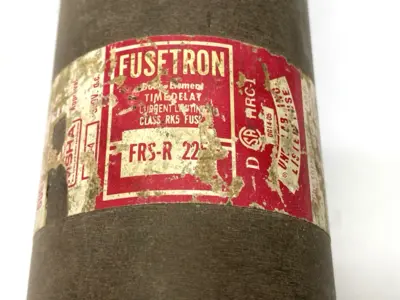 USED BUSSMANN FUSETRON DUAL ELEMENT TIME-DELAY FUSE CLASS RK5 600V 225A
