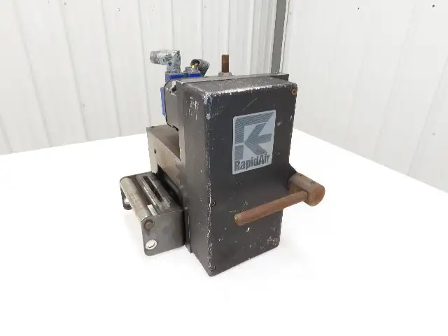 Rapid Air 104CJ Servo Feed Punch Press Metal Feeder 4" Wide Kollmorgen Goldline