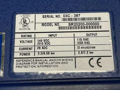 USED KOLLMORGEN SR20200-000000