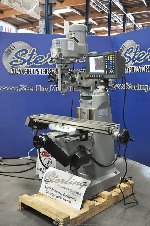 New | in-Stock ACRA LCM-50 MILLPWR 2AX Vertical Mills California US | Sterling Machinery Exchange #1466968
