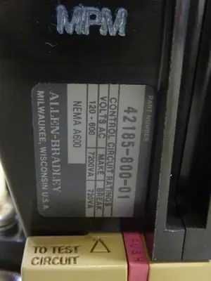 USED ALLEN BRADLEY 509-BOD SER B W52