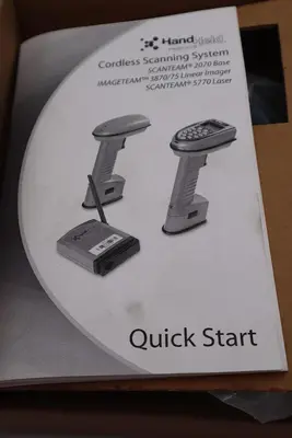 HANDHELD PRODUCTS 3870PDF-A2 CORDLESS BARCODE SCANNER STOCK #2808