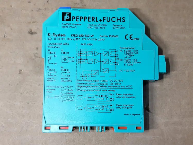 Used PEPPERL+FUCHS KFD2-SR2-EX2.W Processing (misc) British Columbia CA | Lenmark #837422