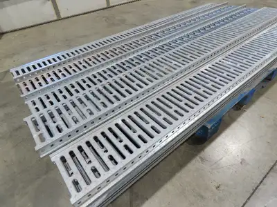 Interlake 9"x 8' Galvanized Steel Pallet Racking Deck 96"D Rack  Lot of 40pcs