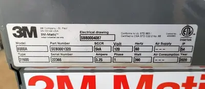 USED 2020 3M 8000A