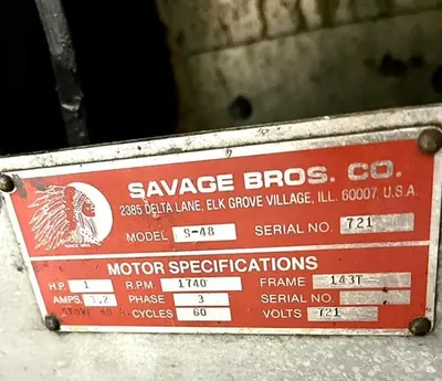 USED SAVAGE BROS CO S-48 (WORKHORSE)
