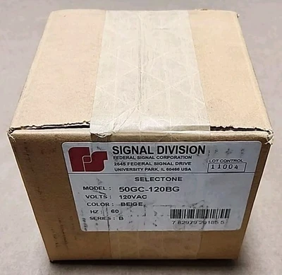 NEW Federal Signal 50GC-120BG