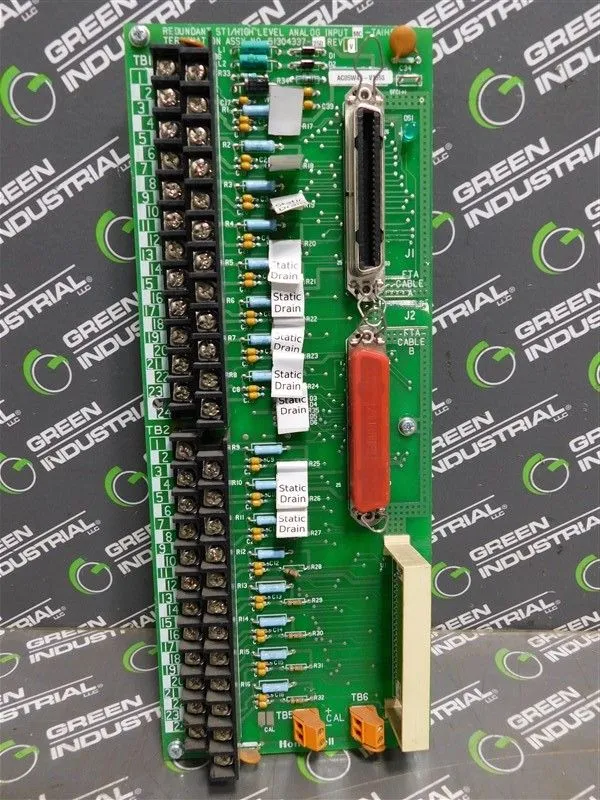 Honeywell 51304337-250 Red STI/High Level Analog Input Term. Assy. Rev. V Used