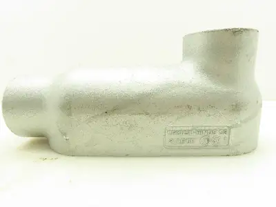 Crouse-Hinds LB68 2" Conduit Outlet Body Rigid Threaded Feraloy Iron Lot of 5