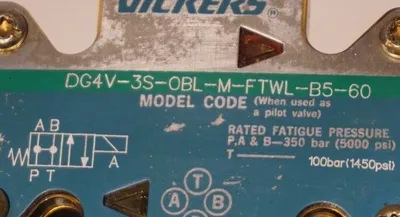 NEW VICKERS DG4V-3S-OBL-M-FTWL-B5-60 W/ CS5100ABMFTWLB5101 RELIEF VALVE