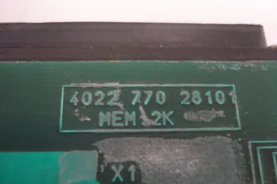 USED 4022 770 2810 MEM BOARD CARD 4022 106 2810