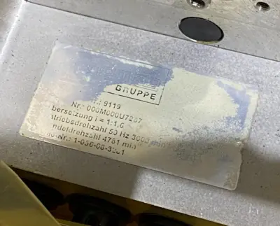 000M000U7287 | Homag  Vertical Bore Head Assembly - Used