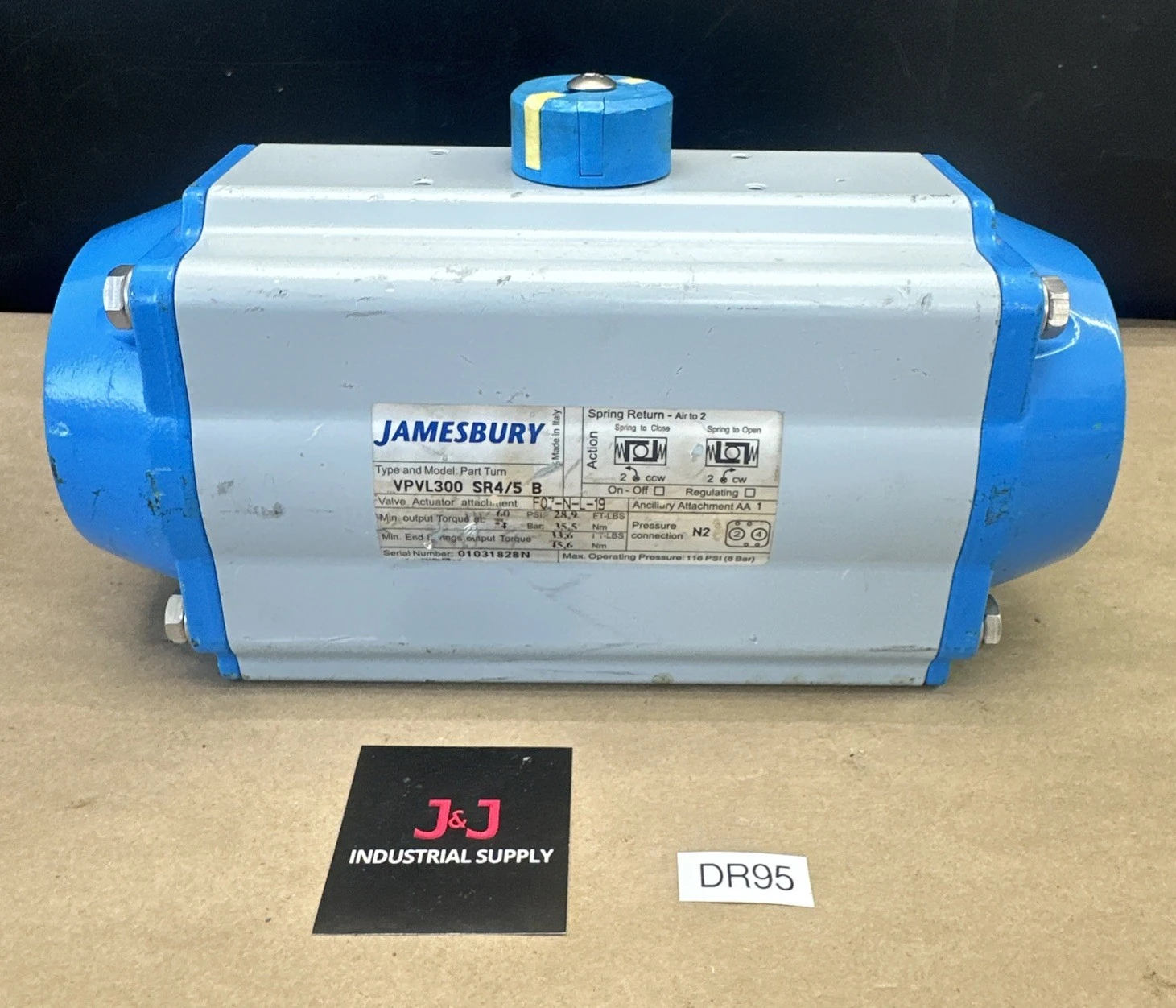 USED Jamesbury VPVL300 ST4/5 B