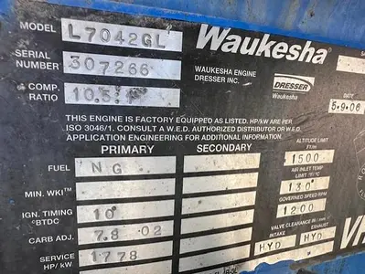 USED WAUKESHA L7042GL