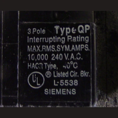 Siemens 3 Pole 40 Amp Push-in Breaker