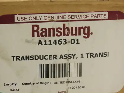 Ransburg A11463-01 Transducer Pressure Sensor Assembly PA2016