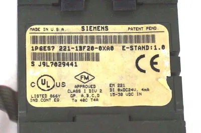 SIEMENS 6ES7-221-1BF20-0XA0 INPUT MODULE 6ES72211BF200XA0
