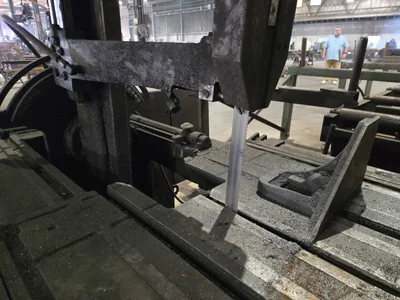 Marvel Series 81 Vertical Bandsaw w/ Roller Sections; 10hp, 18" Throat, 20" Working Height