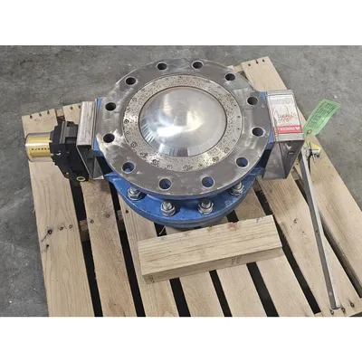 8" Roto-Disc Size 8 Spherical Valve Manual hand lever actuation [UNUSED!]