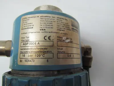 Ultrafilter AGP0006A Filter Housing