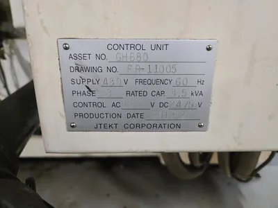 2012 JTEKT SRA-500B SF Superfinish Outer Diameter Grinding Machine