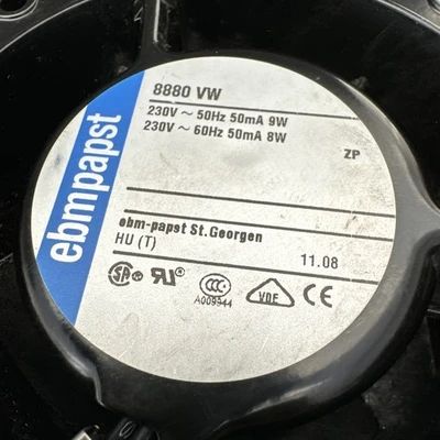 Used Ebm-Papst 8880VW Axial Fans California US | Davliegogo LLC #1705340