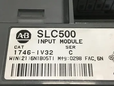 USED ALLEN BRADLEY 1746-IV32 SER C