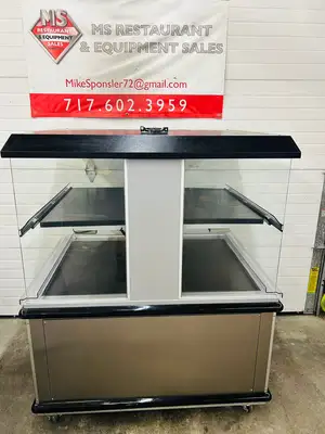Custom Deli Inc DILW4H 2 Shelf Hot Food Merchandiser Heated Display Refurbished