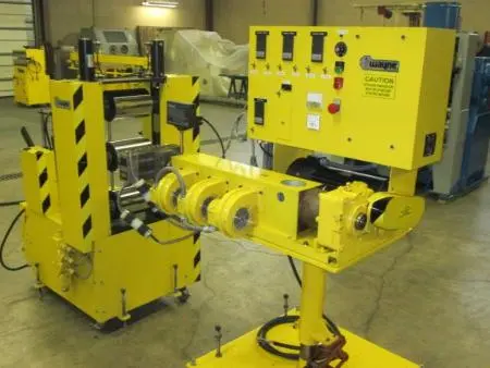 Wayne “LAB” Sheetline with 1″Wayne Extruder 251 /D 8 1/2″ wide 6″ dia. Rolls 6″