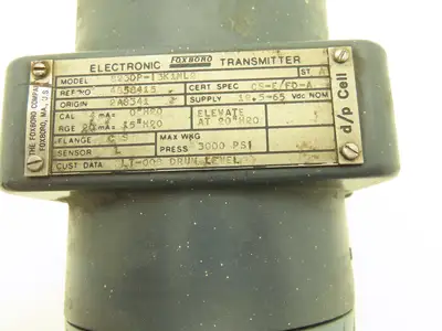 Foxboro 823DP-I3K1NL2 Electronic Pressure Transmitter 12.5-65VDC 3000psi