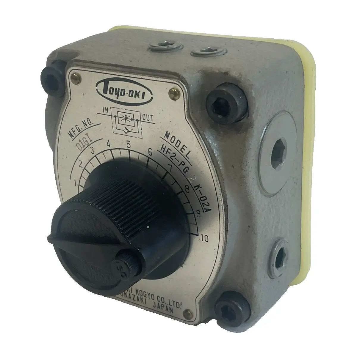 NEW TOYO-OKI HF2-PG2K-02A HYDRAULIC FLOW CONTROL VALE HF2PG2K02A