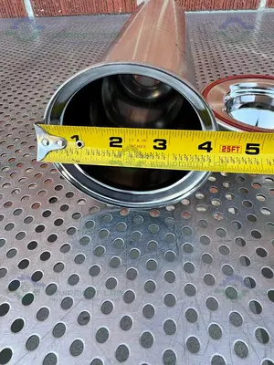 USED PALL ADVANTA ALID11G23LNNH4 IN-LINE LIQUID AND GAS FILTER HOUSINGS