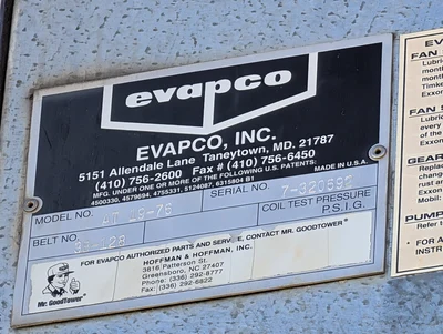 Evapco AT19-26 Cooling Tower