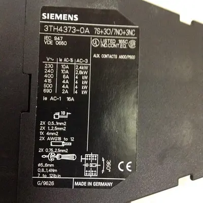 USED SIEMENS 3TH4373-0A