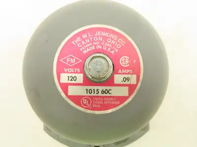 W.L. Jenkins 1015 60C Super Ring Bell 120V .09A